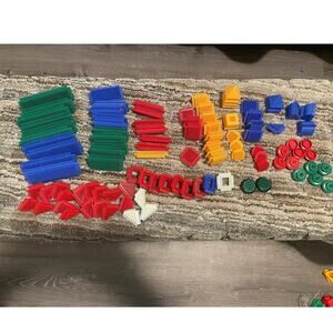 Bristle Blocks Building Assorted LOT 100 Pieces Loose Stem Toys Replacement